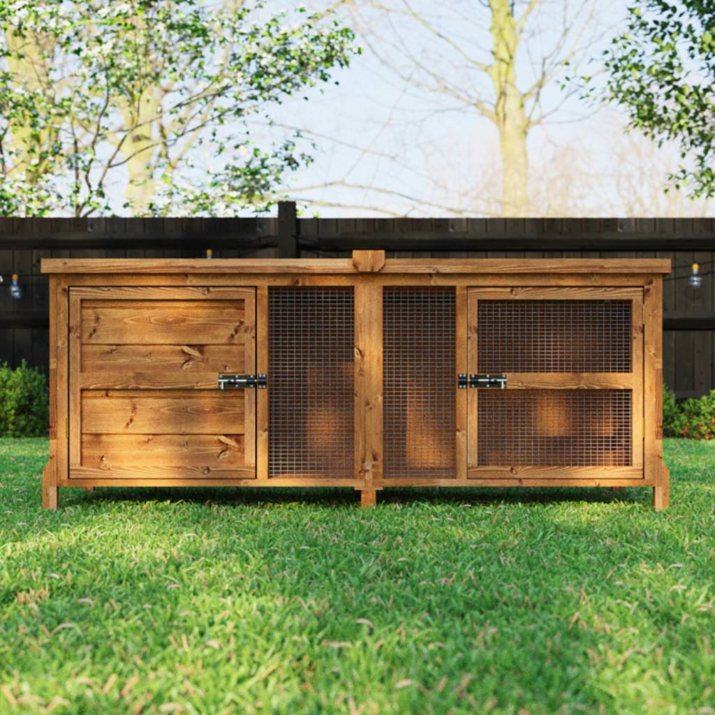 6ft Chartwell Single Luxury Rabbit Hutch