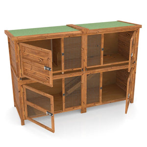 6ft Chartwell Double Guinea Pig Hutch - Home & Roost