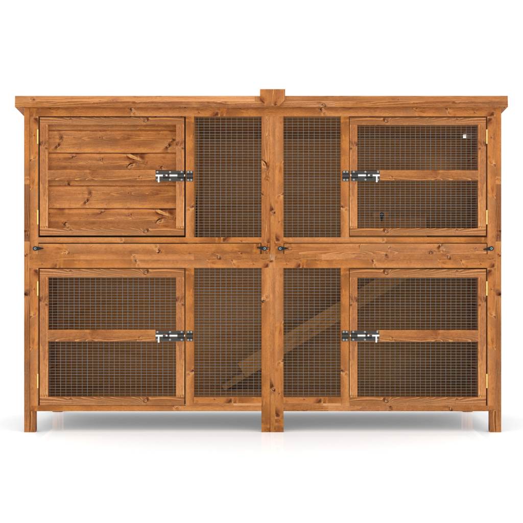 6ft Double Hutch