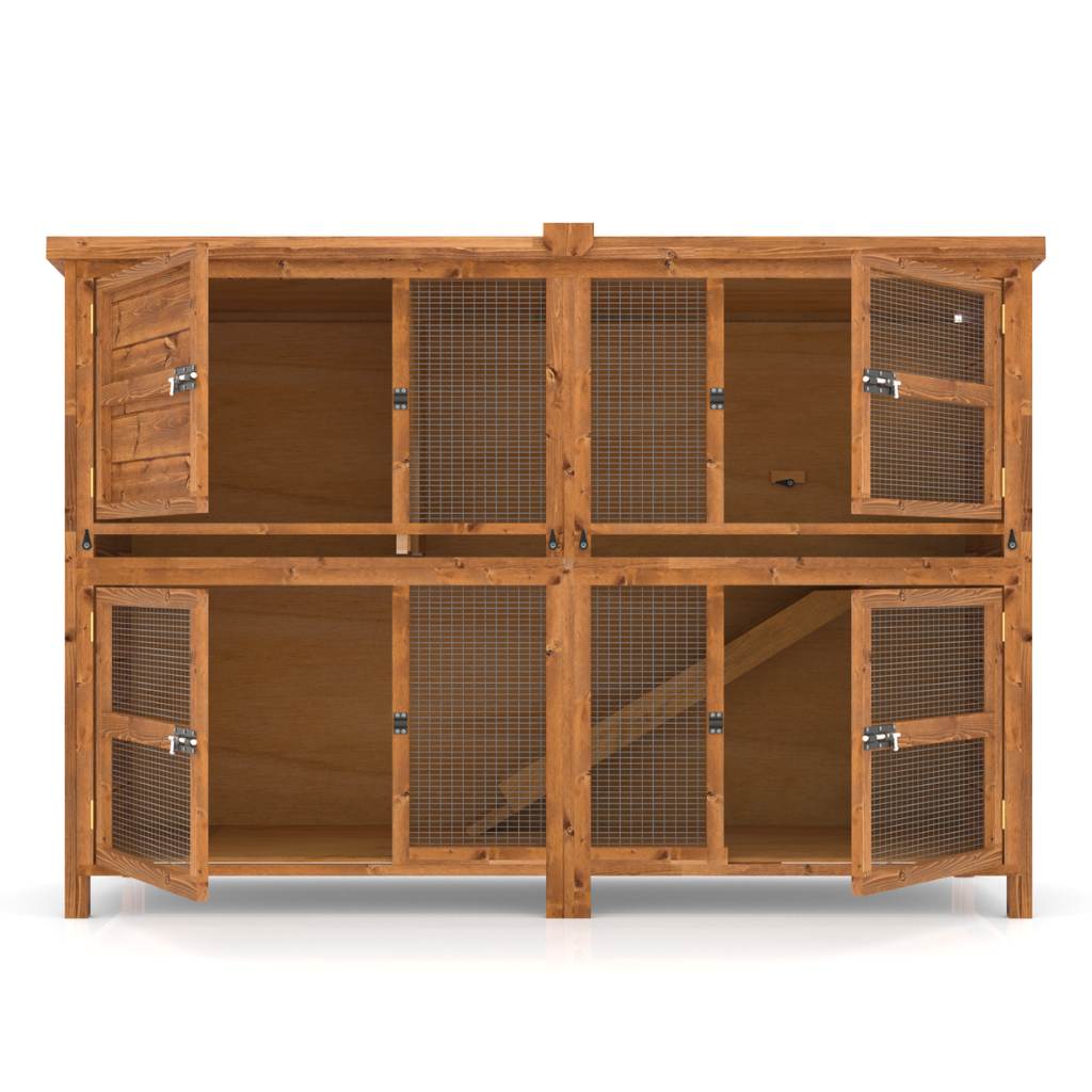 6ft Rabbit 6ft Chartwell Double Rabbit Hutch | UK's Largest, 2-Tier | Buy Now ...