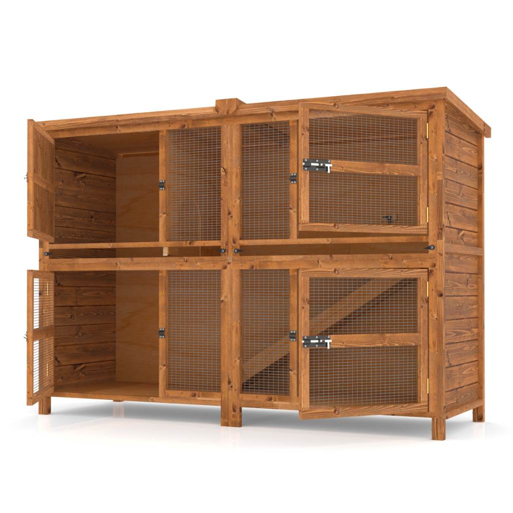 6ft Chartwell Double Guinea Pig Hutch