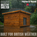 Herne Multi-Pet Animal Shelter With Twin Entrances