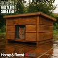 Herne Multi-Pet Animal Shelter — Perfect for Cats, Rabbits, Guinea Pigs, and Other Small Animals