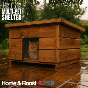 Herne Multi-Pet Animal Shelter With Twin Entrances