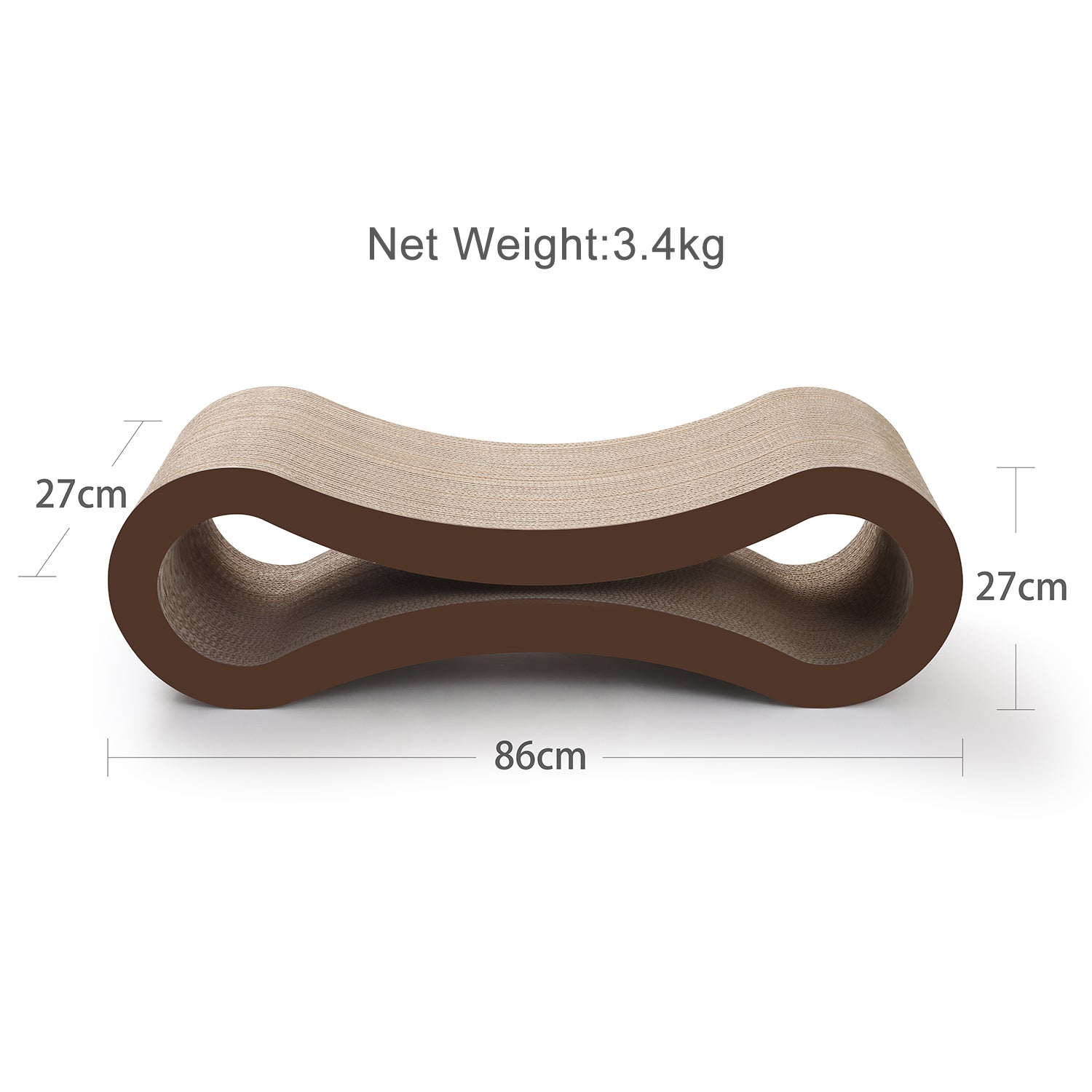 PetFocus® Ultimate Cat Scratcher Lounge | Reversible Durable & Long Lasting Scratcher