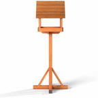 Bath Universal Feather Edge Bird Table | Unique Design For Birds of All Sizes - Home & Roost