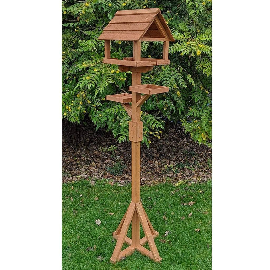Bath Universal Feather Edge Deluxe Bird Table | Unique Design For Birds of All Sizes - Home & Roost