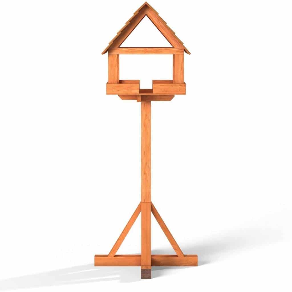 Bath Universal Feather Edge Bird Table | Unique Design For Birds of All Sizes - Home & Roost