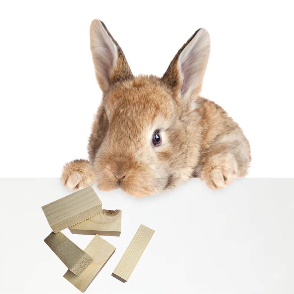 Home & Roost BUNNY BLOCKS 100g - Healthy And Natural Boredom Buster For Your Pet