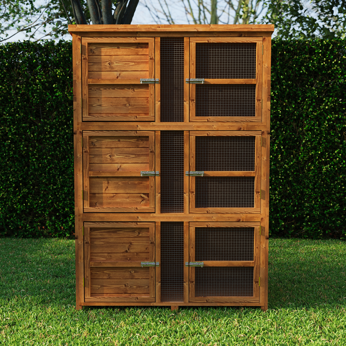 4ft Chartwell Three Tier Luxury Guinea Pig Hutch
