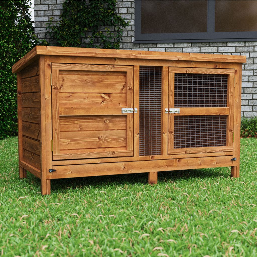 4ft Chartwell Single Rabbit Hutch - Home & Roost