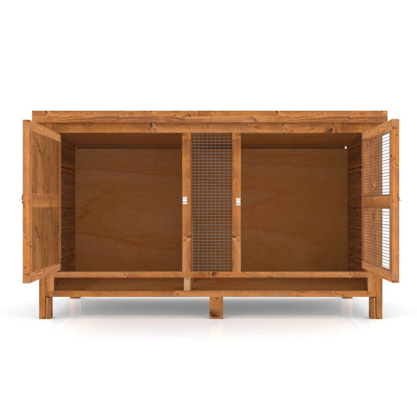 4ft Chartwell Single Rabbit Hutch - Home & Roost