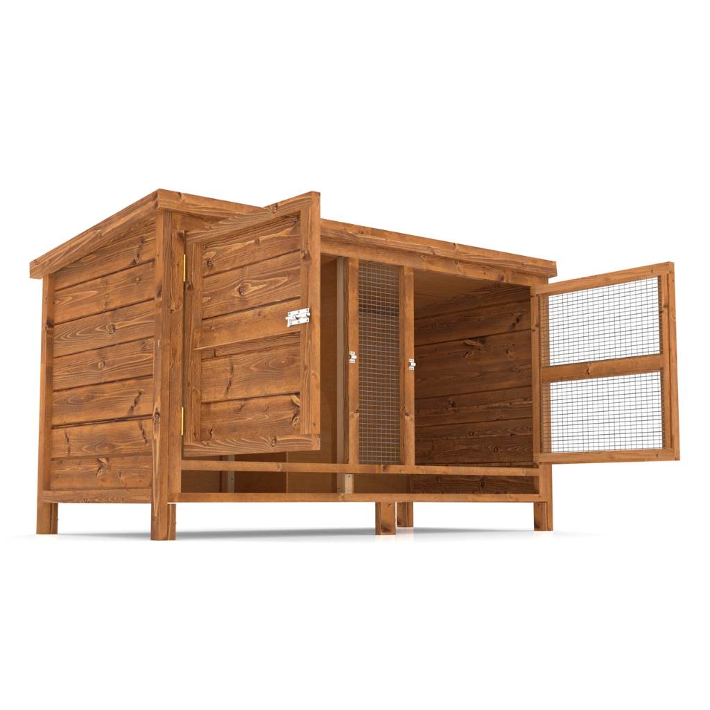 4ft Chartwell Single Guinea Pig Hutch - Home & Roost