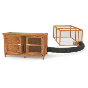 4ft Chartwell Single Rabbit Hutch - Home & Roost