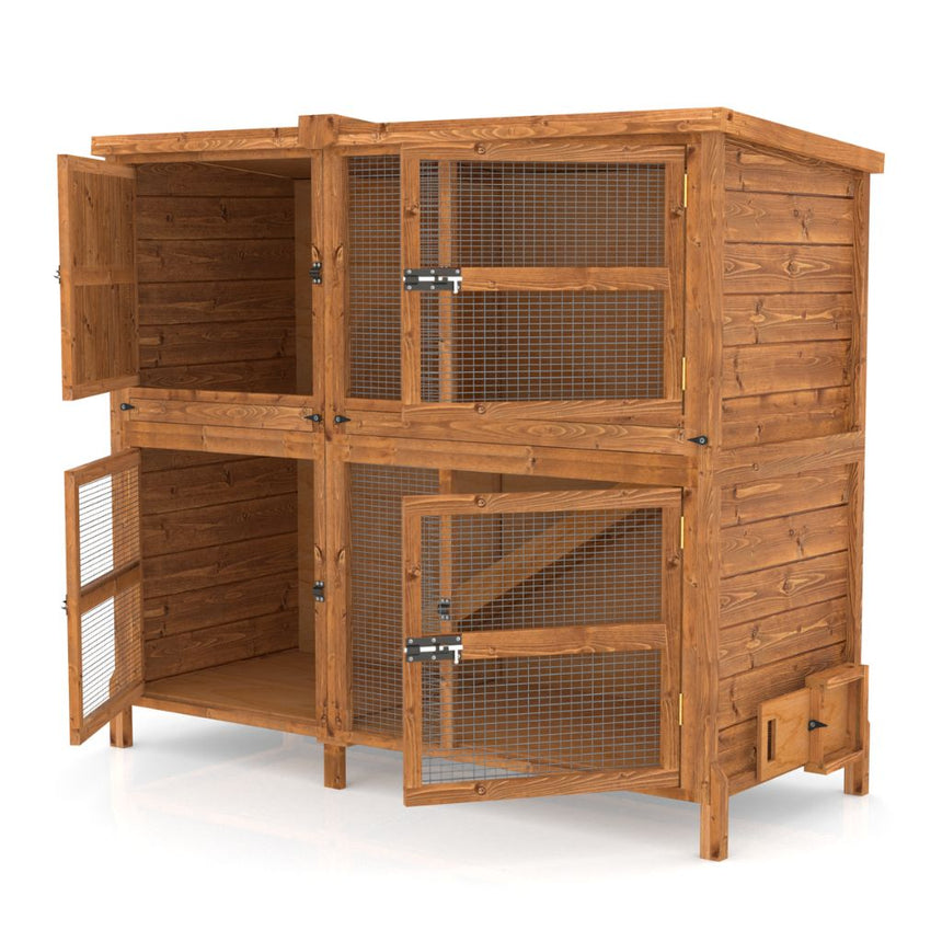 5ft Chartwell Double Rabbit Hutch