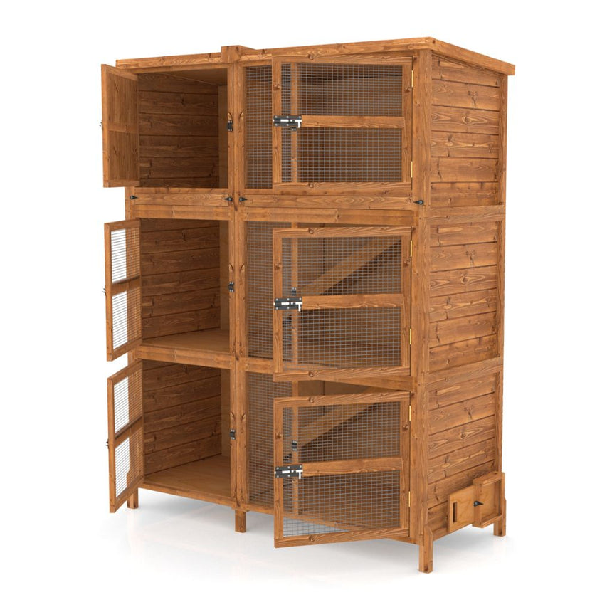 5ft Chartwell Triple Rabbit Hutch