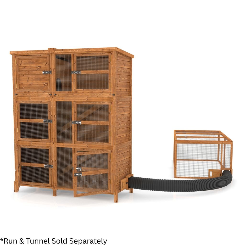 5ft Chartwell Triple Guinea Pig Hutch