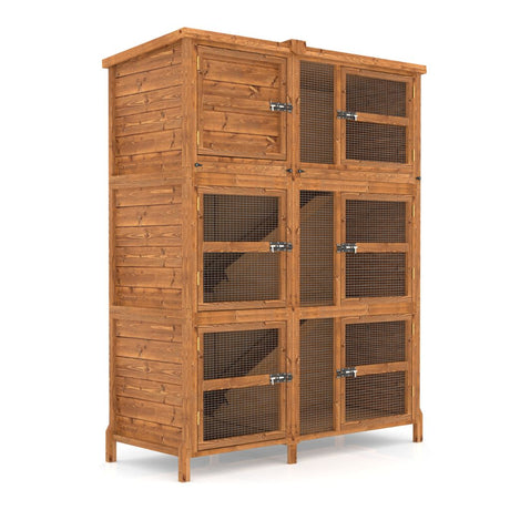 5ft Chartwell Triple Rabbit Hutch