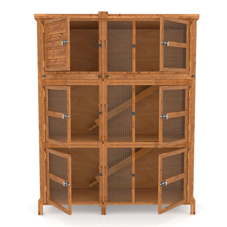 5ft Chartwell Triple Rabbit Hutch