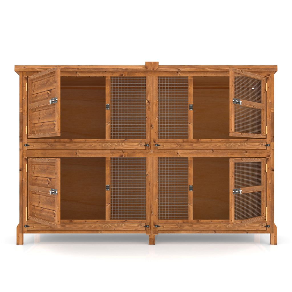 Roost Rabbit 6ft 2-Tier Rabbit Hutch | 48 Five-Star Reviews | Shop Now! – Home & Roost