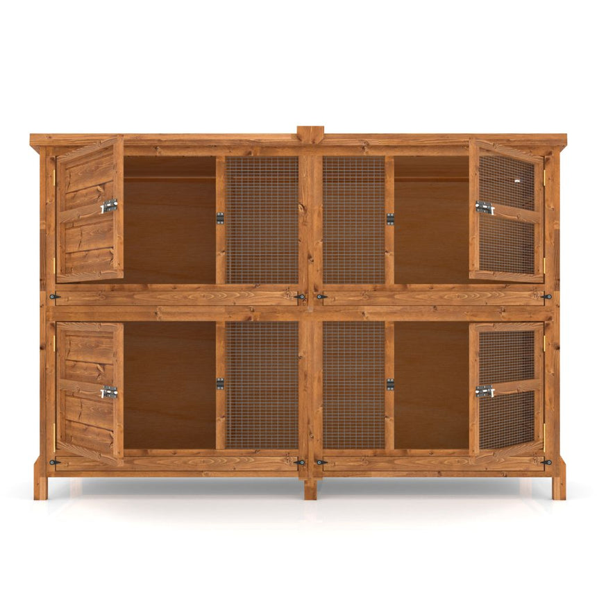 6ft Chartwell Two-Tier Guinea Pig Hutch - Keep Your Pets Separate