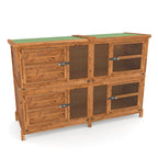 6ft Chartwell Two-Tier Guinea Pig Hutch - Keep Your Pets Separate