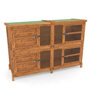 6ft Chartwell Two-Tier Guinea Pig Hutch - Keep Your Pets Separate
