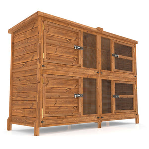6ft Chartwell Two-Tier Guinea Pig Hutch - Keep Your Pets Separate