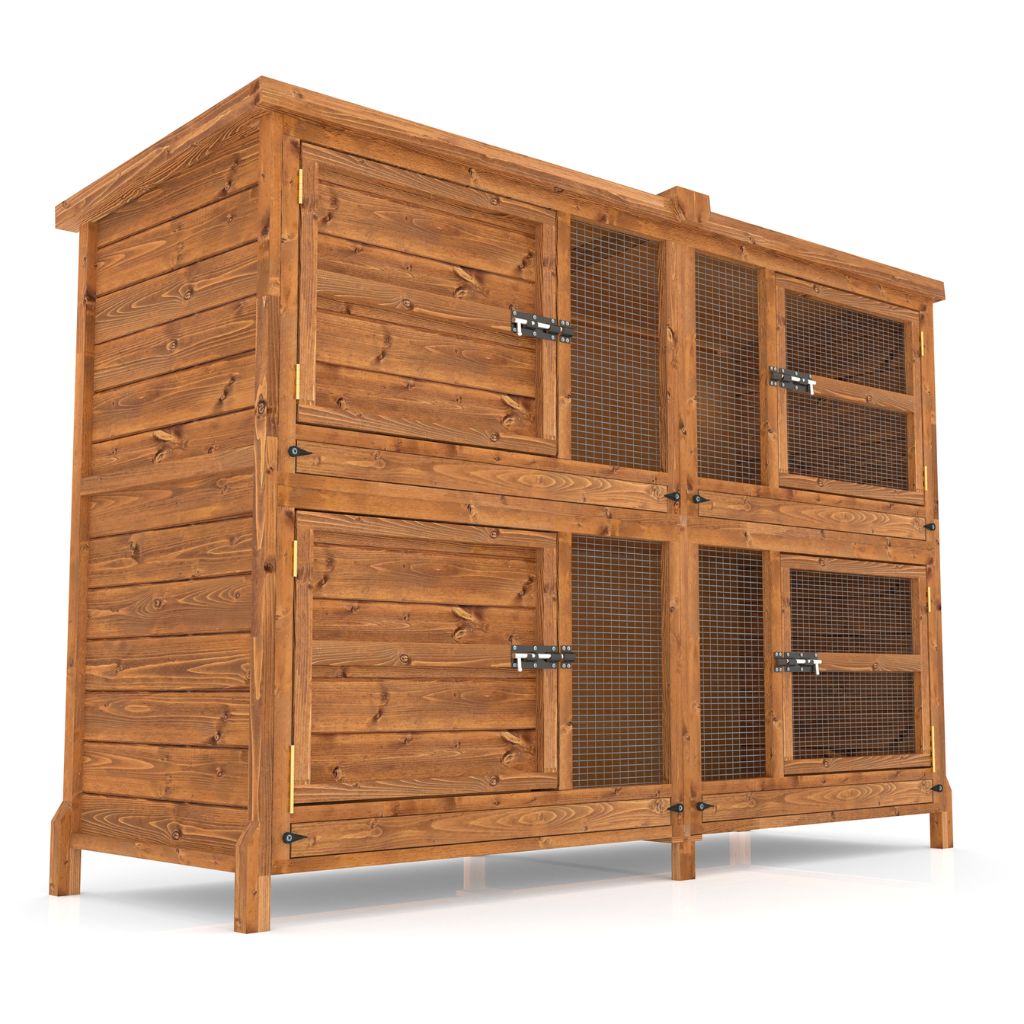 6ft Chartwell Two-Tier Guinea Pig Hutch - Keep Your Pets Separate