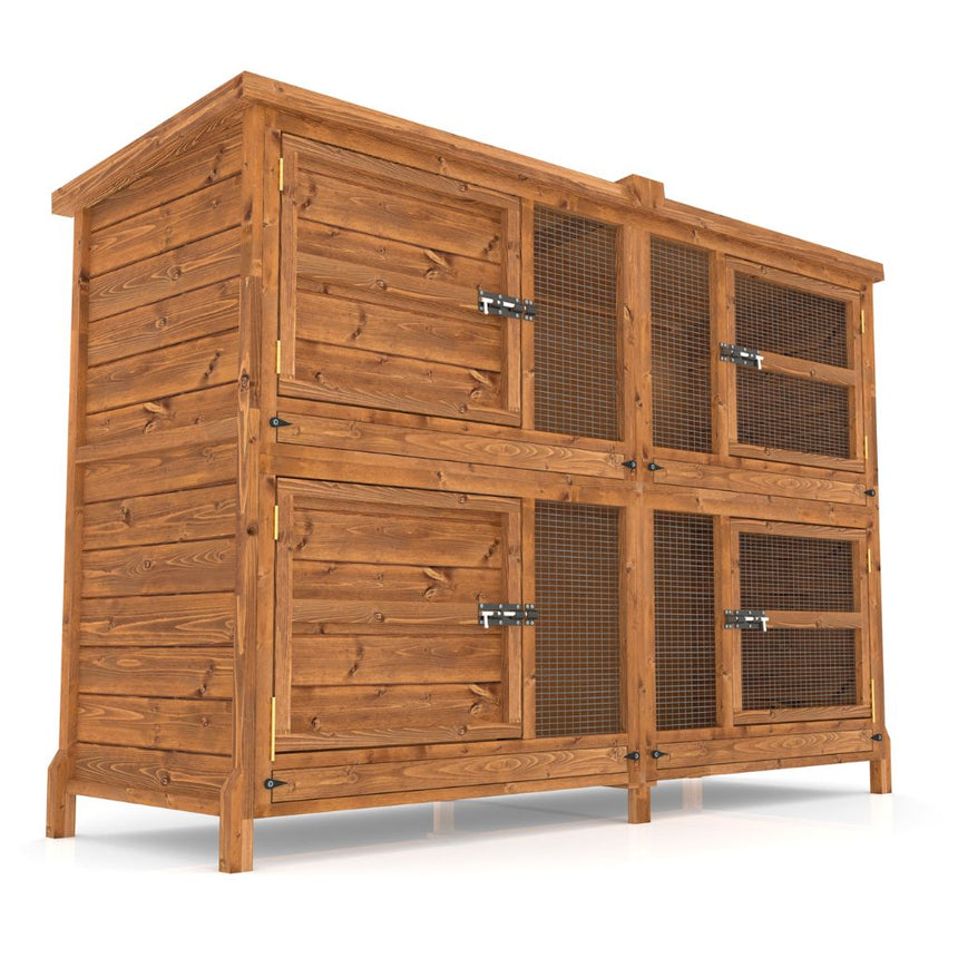 6ft Chartwell Two-Tier Guinea Pig Hutch - Keep Your Pets Separate