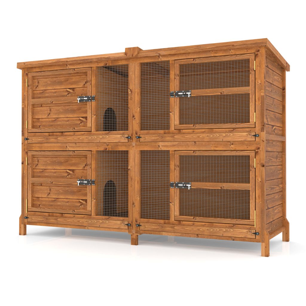 Roost Rabbit 6ft 2-Tier Rabbit Hutch | 48 Five-Star Reviews | Shop Now! – Home & Roost