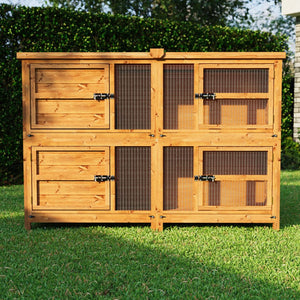 6ft Chartwell Two-Tier Guinea Pig Hutch - Keep Your Pets Separate