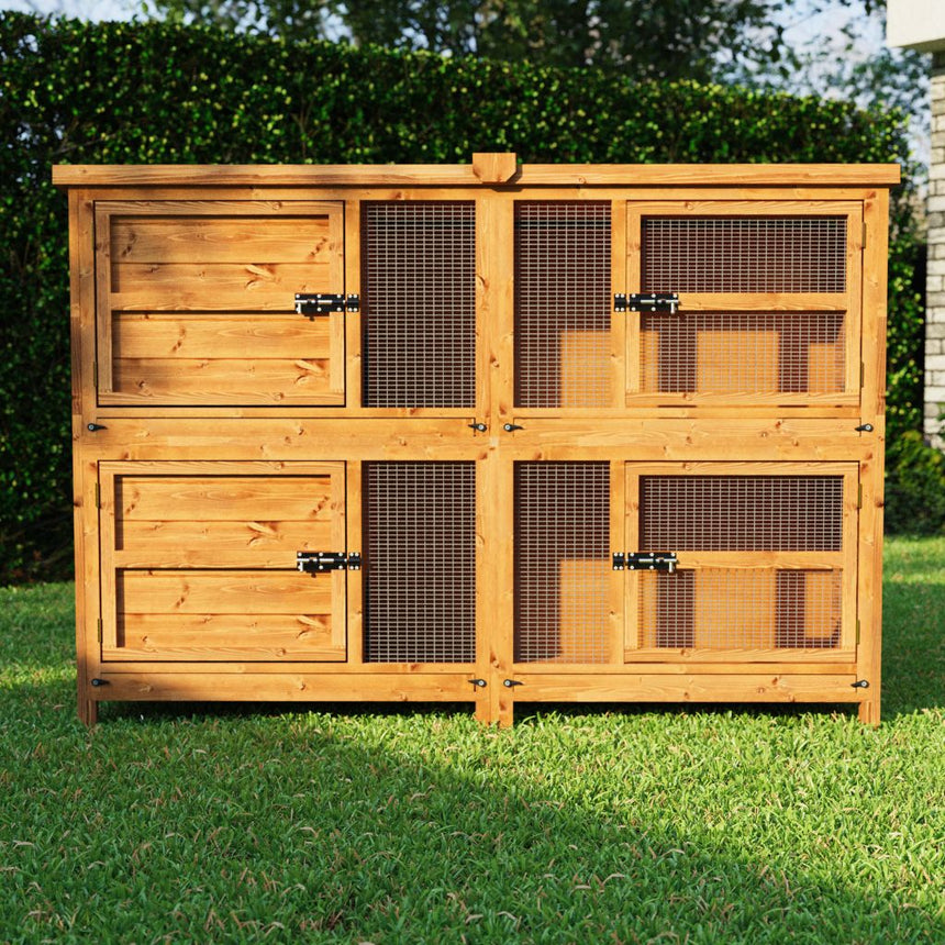 6ft Chartwell Two-Tier Guinea Pig Hutch - Keep Your Pets Separate