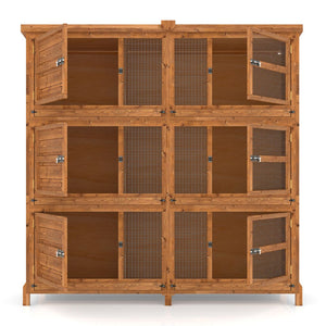 6ft Chartwell Three Tier Guinea Pig Hutch | Separate Floors