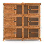 6ft Chartwell Three Tier Guinea Pig Hutch | Separate Floors