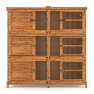 6ft Chartwell Three Tier Guinea Pig Hutch | Separate Floors