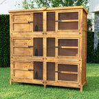 6ft Chartwell Three Tier Guinea Pig Hutch | Separate Floors