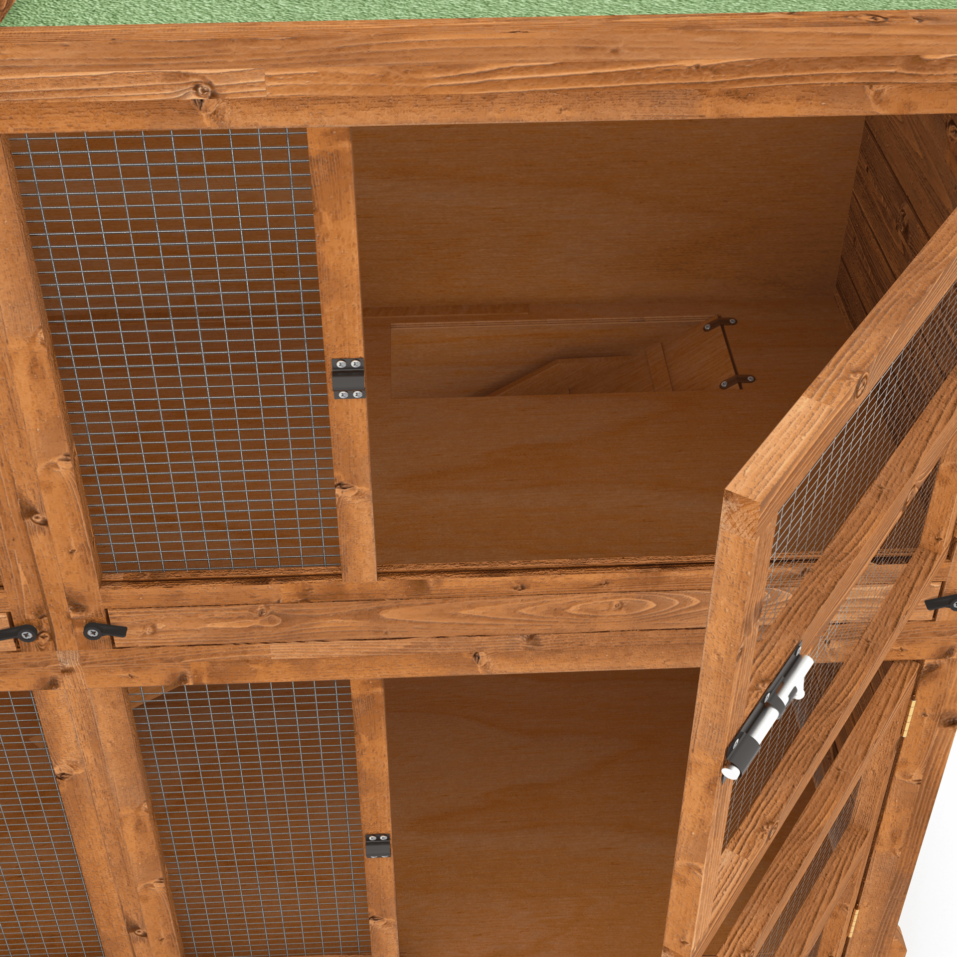 6ft Kendal Rabbit Hutch and Run Combo