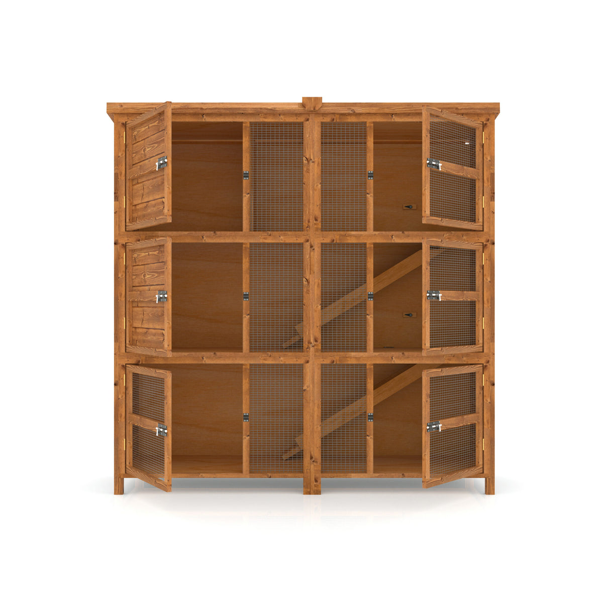 5ft Triple Rabbit Hutch | Save £135 On Free Gifts + Free Delivery ...