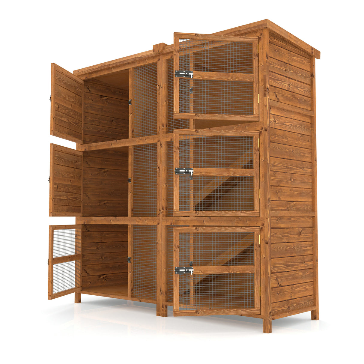 5ft Triple Rabbit Hutch | Save £135 On Free Gifts + Free Delivery ...