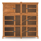 6ft Chartwell Triple Rabbit Hutch
