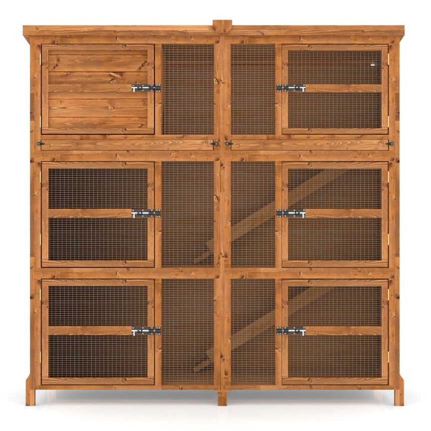6ft Chartwell Triple Rabbit Hutch