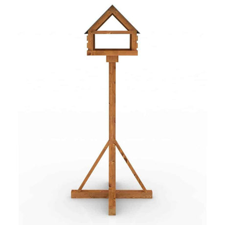 Calvine Modern Bird Table With Slate-Effect Roof