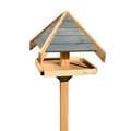Charcoal Roof Bird Table with Mounting Stake