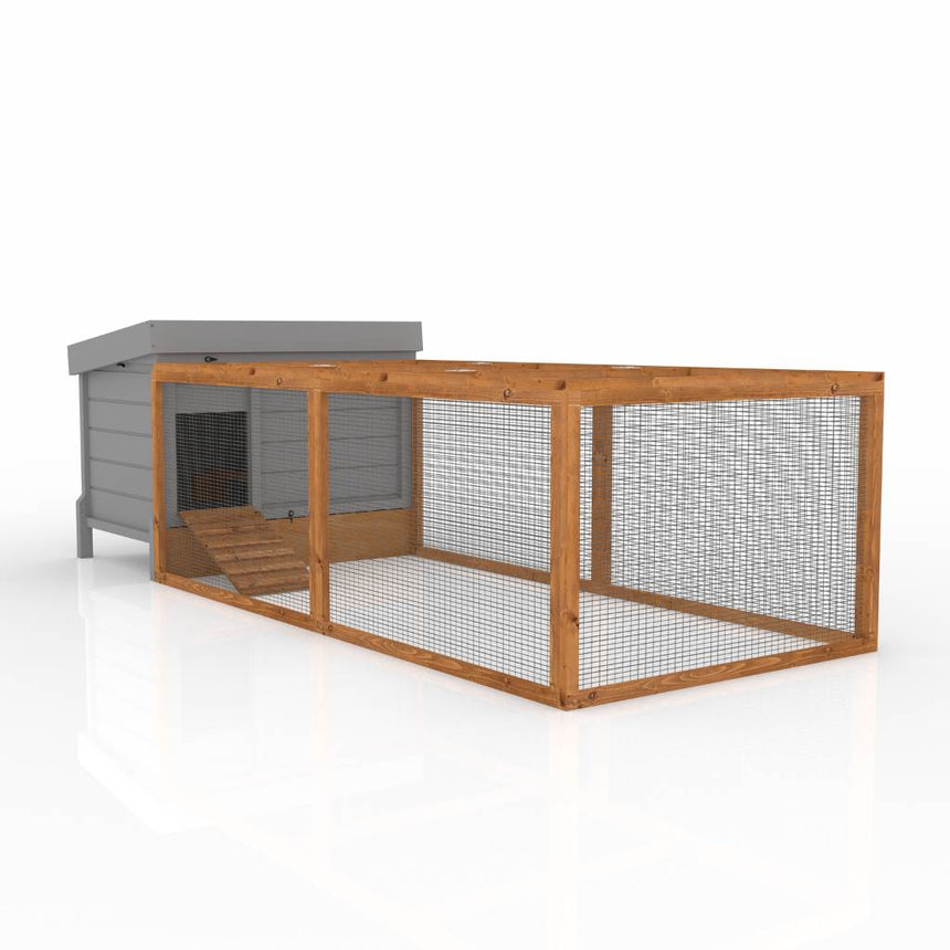 Mary Hen House 6ft Chicken Run - Home & Roost