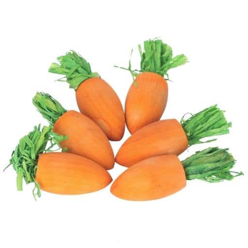 BB Woodies Play Carrots | Pack of 6 - Home & Roost