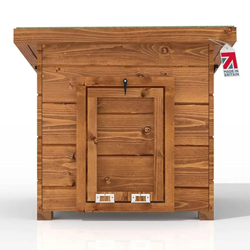 Cosy Run Shelter With Removeable Roof & Draw Bridge Style Door - Home & Roost