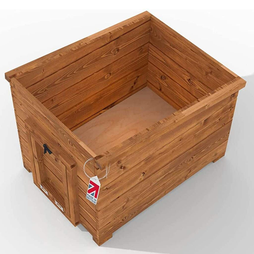 Cosy Run Shelter With Removeable Roof & Draw Bridge Style Door - Home & Roost