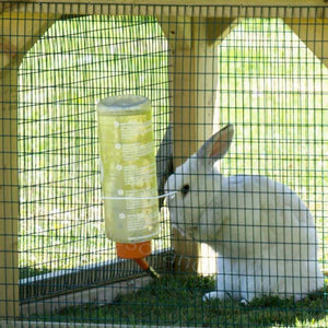 Crystal De-Luxe Classic Hutch and Run Pet Drinking Water Bottle | 3 Sizes Available - Home & Roost