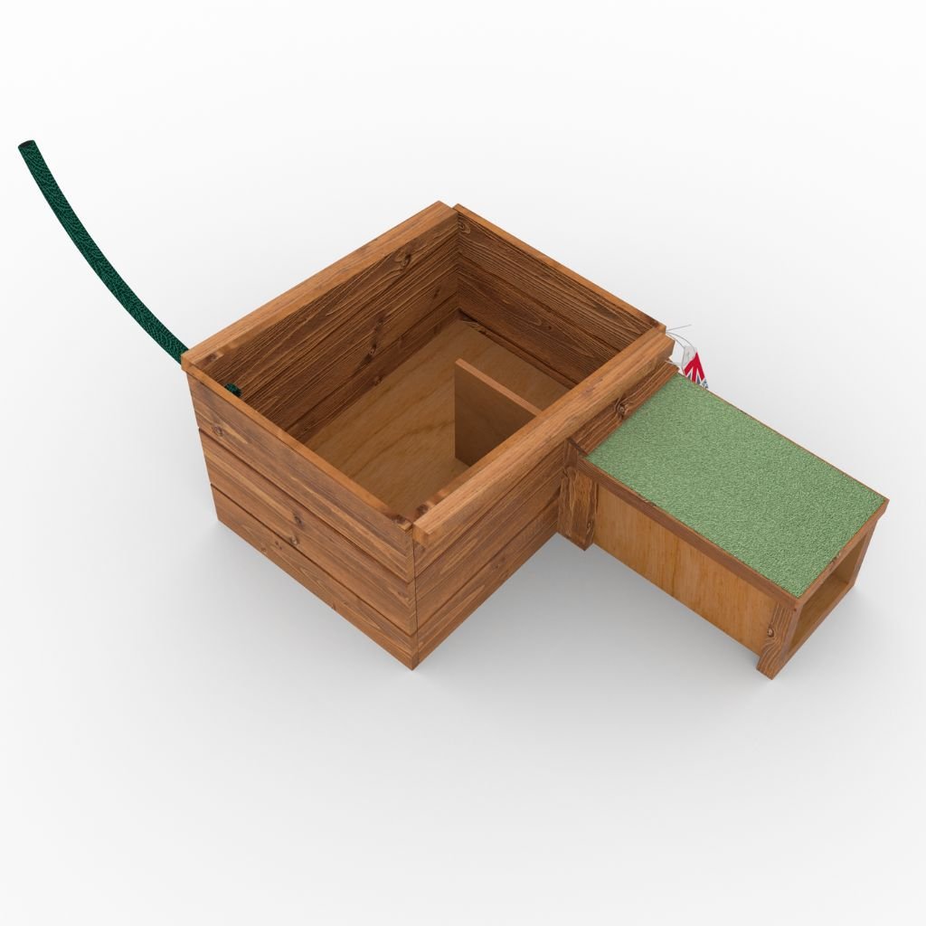 Deluxe Ventilated Predator Proof Hedgehog House and Hibernation Shelter